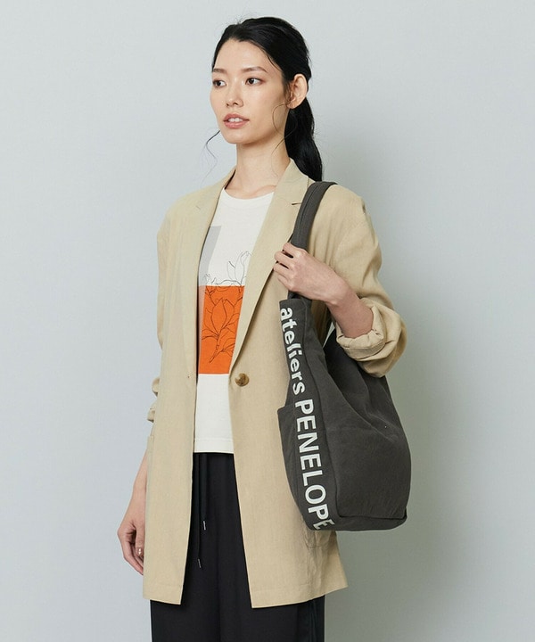 LPトート【L'EQUIPE × ateliers PENELOPE】 詳細画像 チャコール