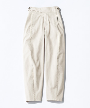 【YOSHIKO KRIS-WEBB×L’EQUIPE】10ozホワイトデニムパンツ