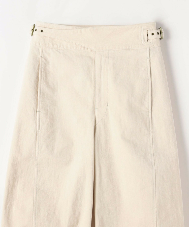 【YOSHIKO KRIS-WEBB×L’EQUIPE】10ozホワイトデニムパンツ 詳細画像
