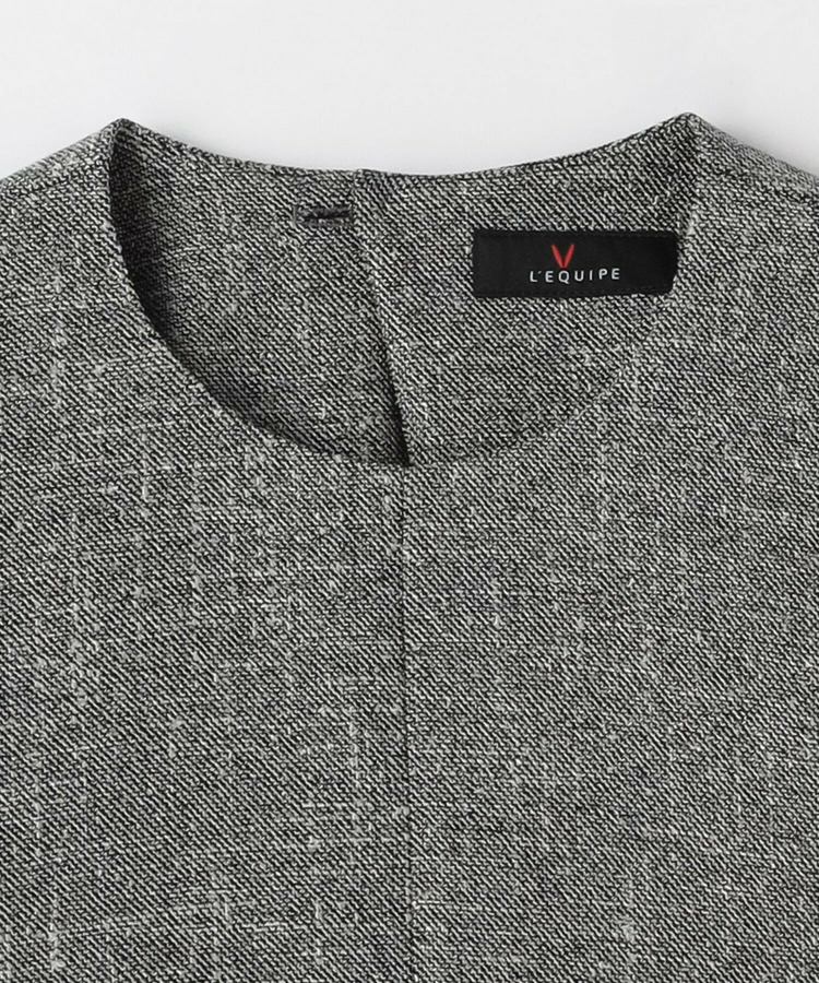 スラブツイードブラウス 詳細画像