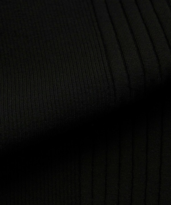 リブ切替えニットプルオーバー 詳細画像