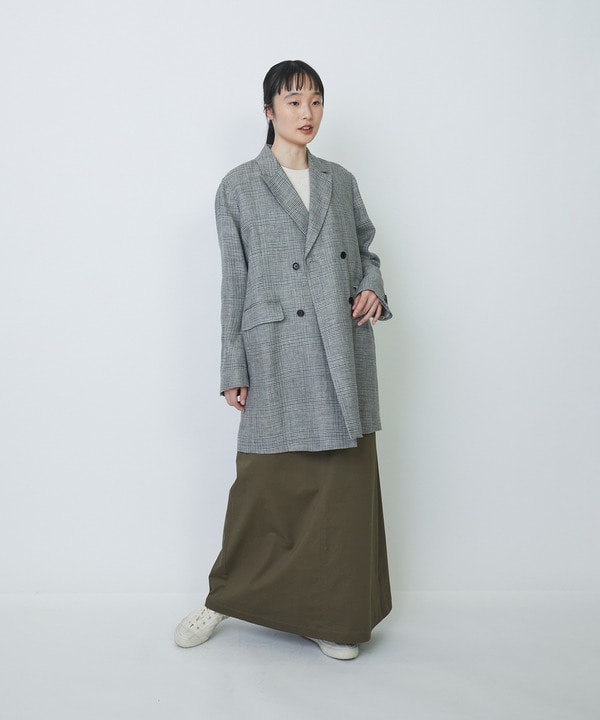リネンダブルブレストジャケット 詳細画像