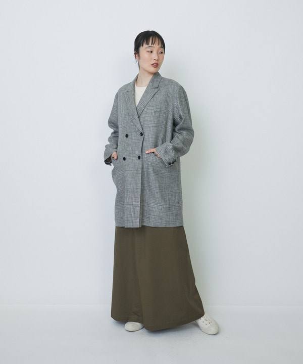 リネンダブルブレストジャケット 詳細画像