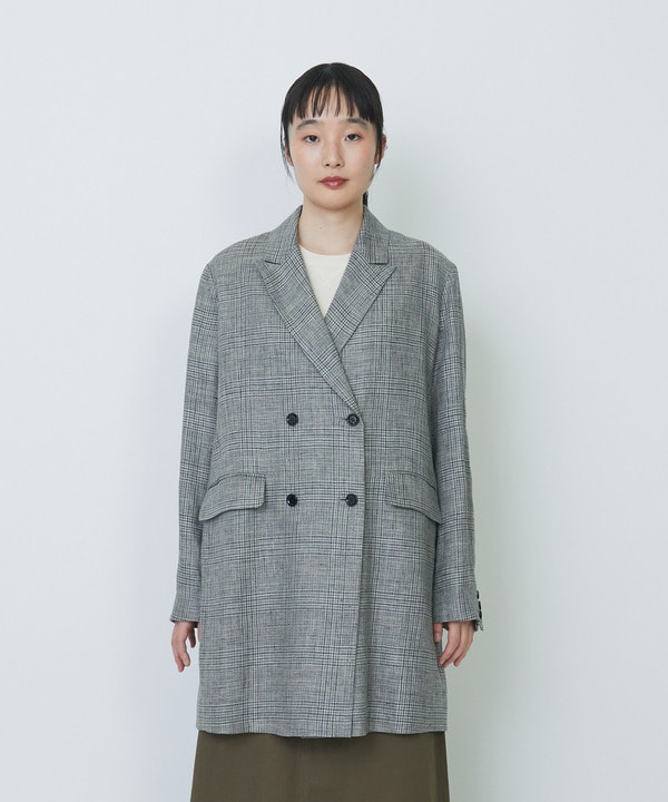 リネンダブルブレストジャケット 詳細画像