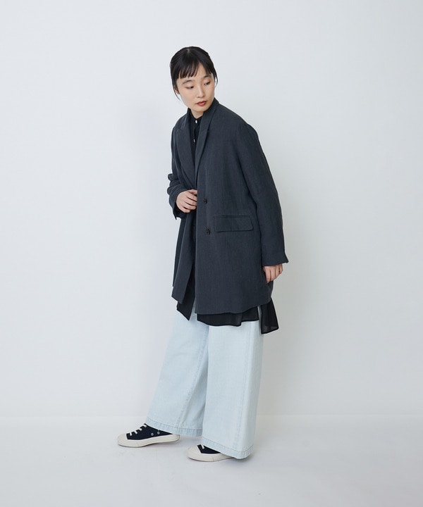 リネンダブルブレストジャケット 詳細画像