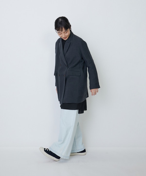 リネンダブルブレストジャケット 詳細画像