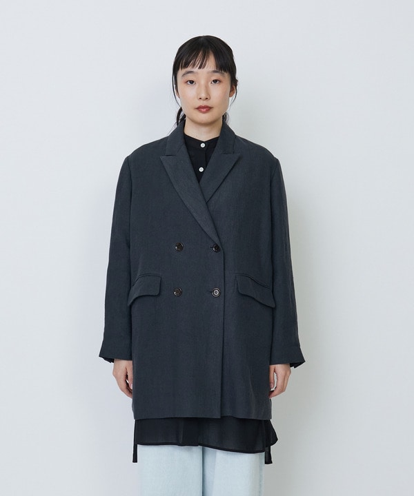 リネンダブルブレストジャケット 詳細画像