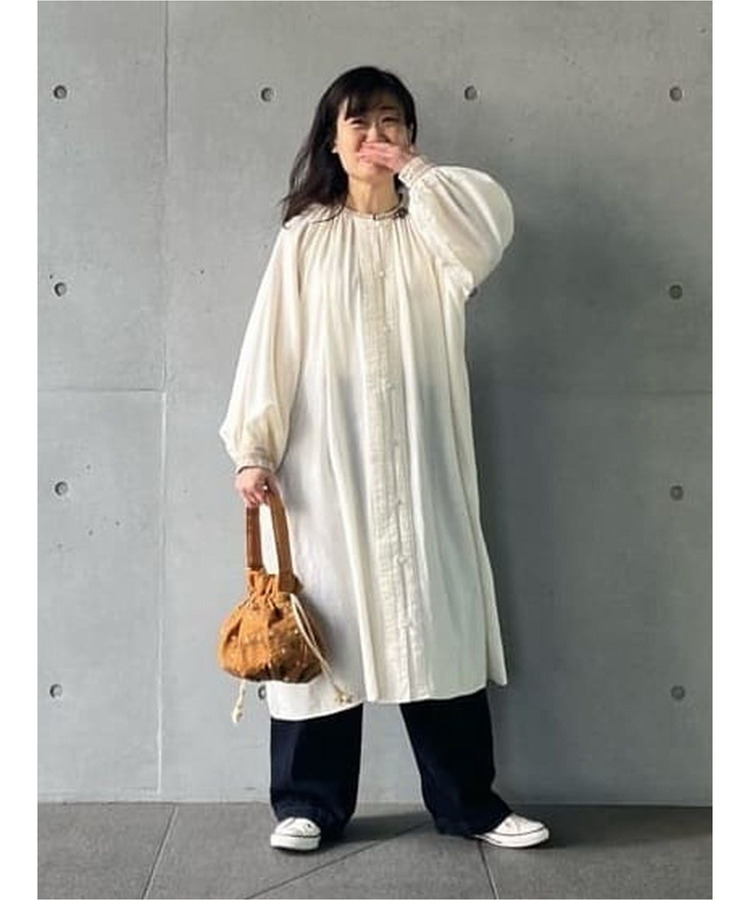 モスリン刺繍ワンピース 詳細画像