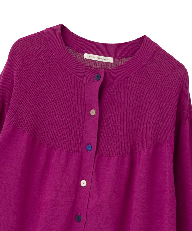 コットンカラフルボタンカーディガン　 詳細画像