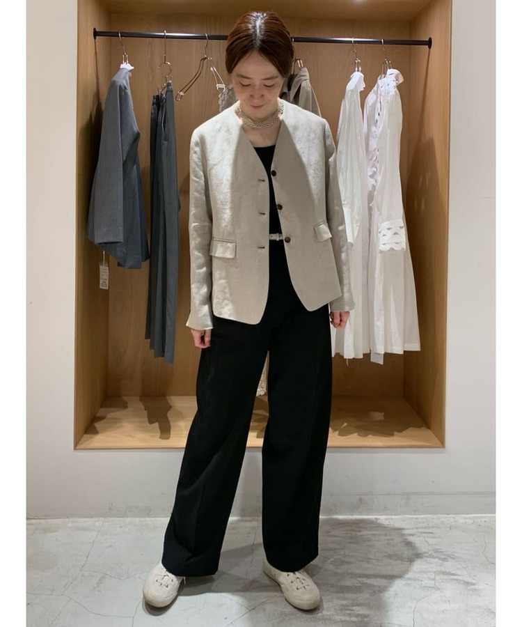 ハイツイストコットンワンタックパンツ 詳細画像