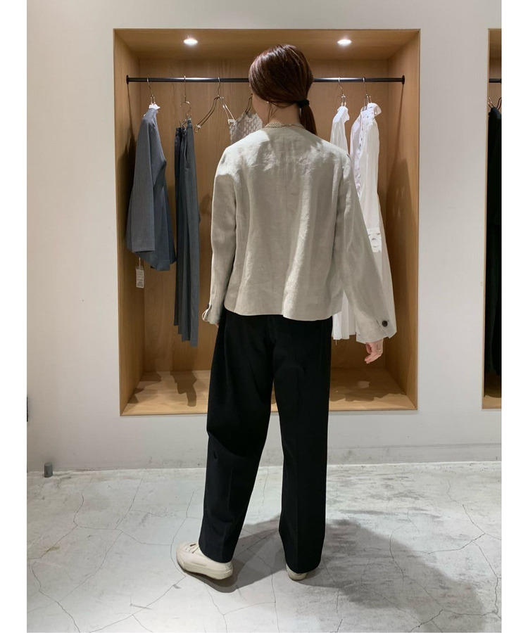 ハイツイストコットンワンタックパンツ 詳細画像