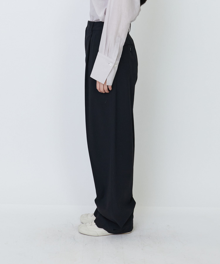 ハイツイストコットンワンタックパンツ 詳細画像