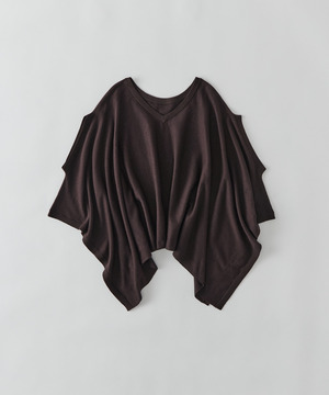 リネンコットン天竺2wayケープベスト