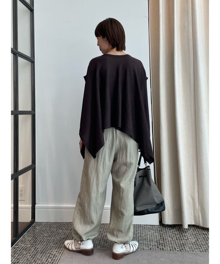 リネンコットン天竺2wayケープベスト 詳細画像