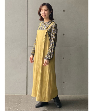 【2WAY】レーヨンナイロンジャンパースカート