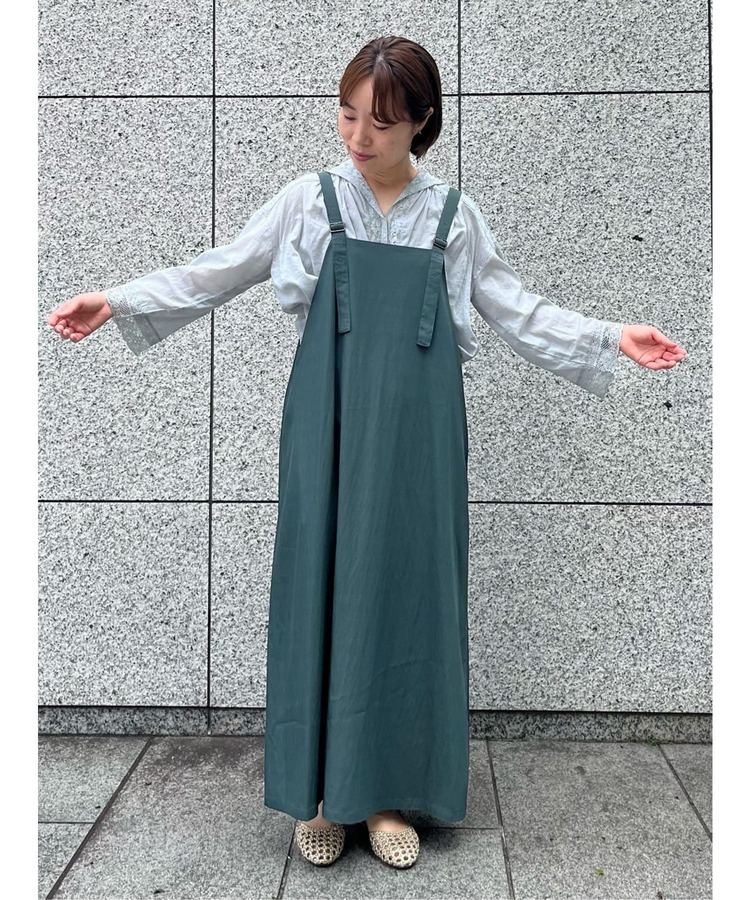 【2WAY】レーヨンナイロンジャンパースカート 詳細画像