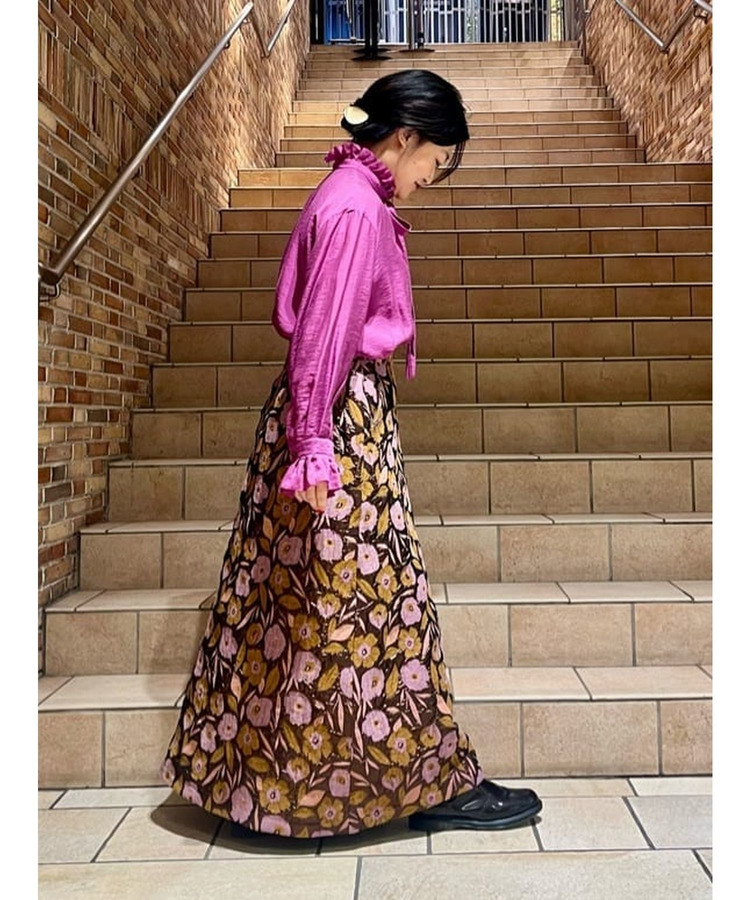 インポートジャカードスカート 詳細画像