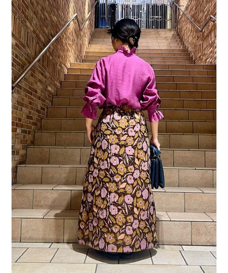 インポートジャカードスカート 詳細画像