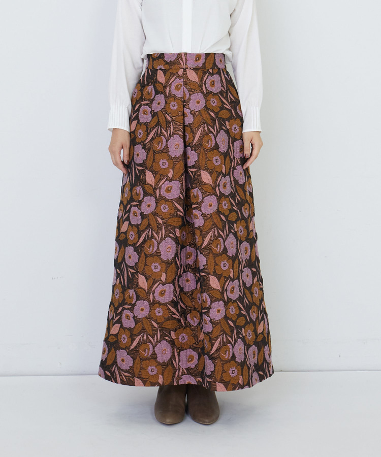 インポートジャカードスカート 詳細画像