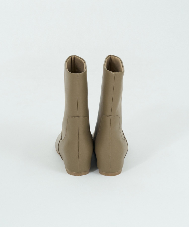 レザーミドルブーツ 詳細画像