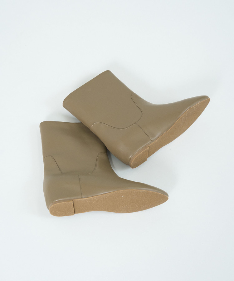 レザーミドルブーツ 詳細画像