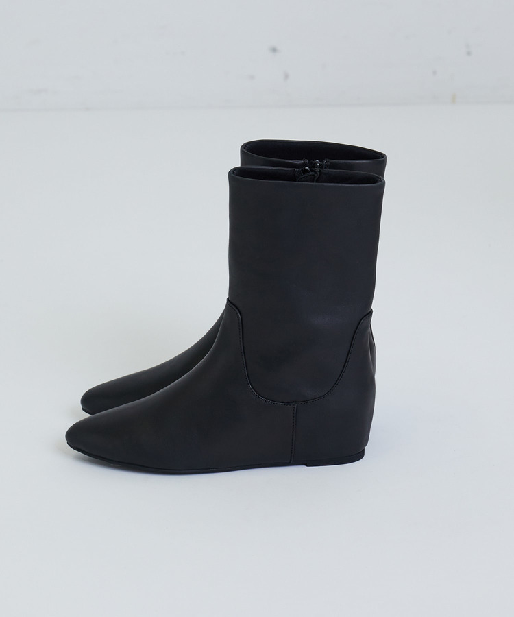 レザーミドルブーツ 詳細画像