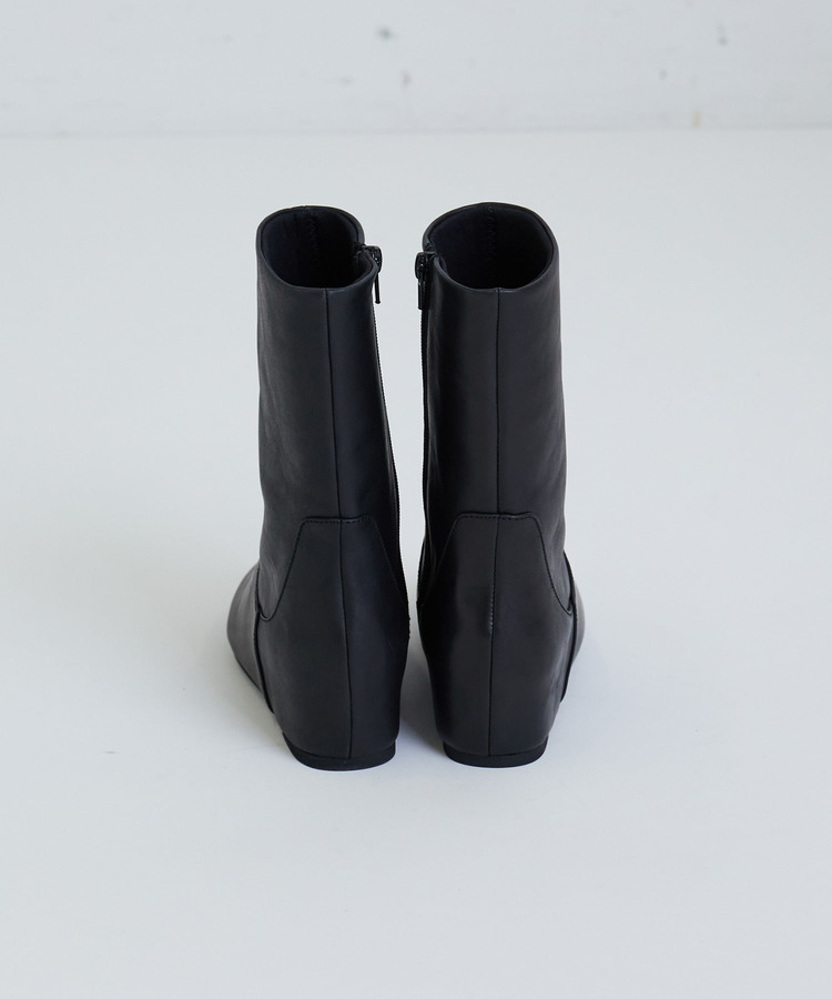 レザーミドルブーツ 詳細画像