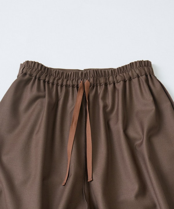 エステルウールストレッチバレルレッグパンツ 詳細画像