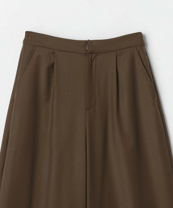 エステルウールストレッチバレルレッグパンツ 詳細画像