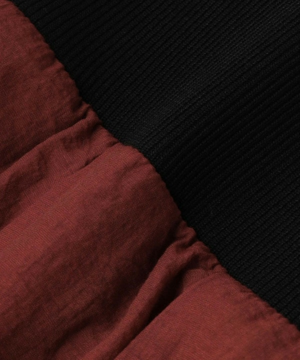 コットンナイロンオーガンジータックフレアースカート 詳細画像