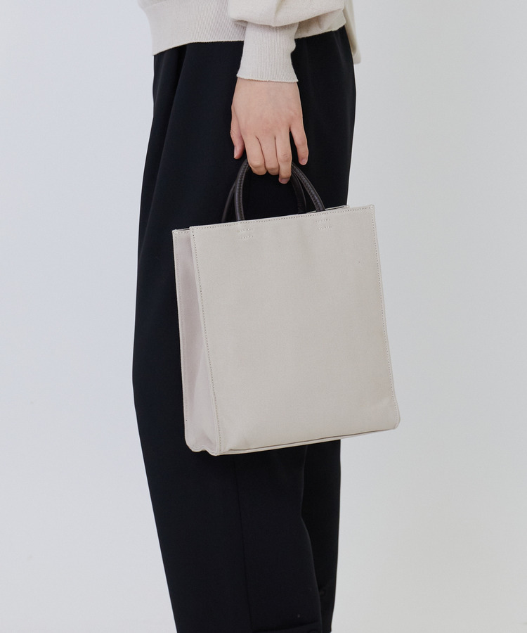 【2WAY】スクエアキャンバスショルダーバッグ 詳細画像