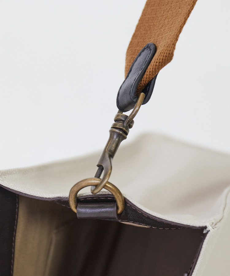 【2WAY】スクエアキャンバスショルダーバッグ 詳細画像