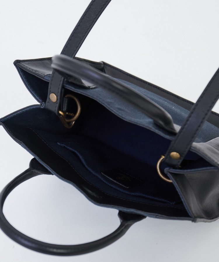 【2WAY】額縁配色ミニトートバッグ 詳細画像