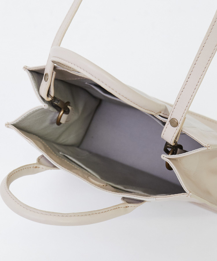 【2WAY】額縁配色ミニトートバッグ 詳細画像