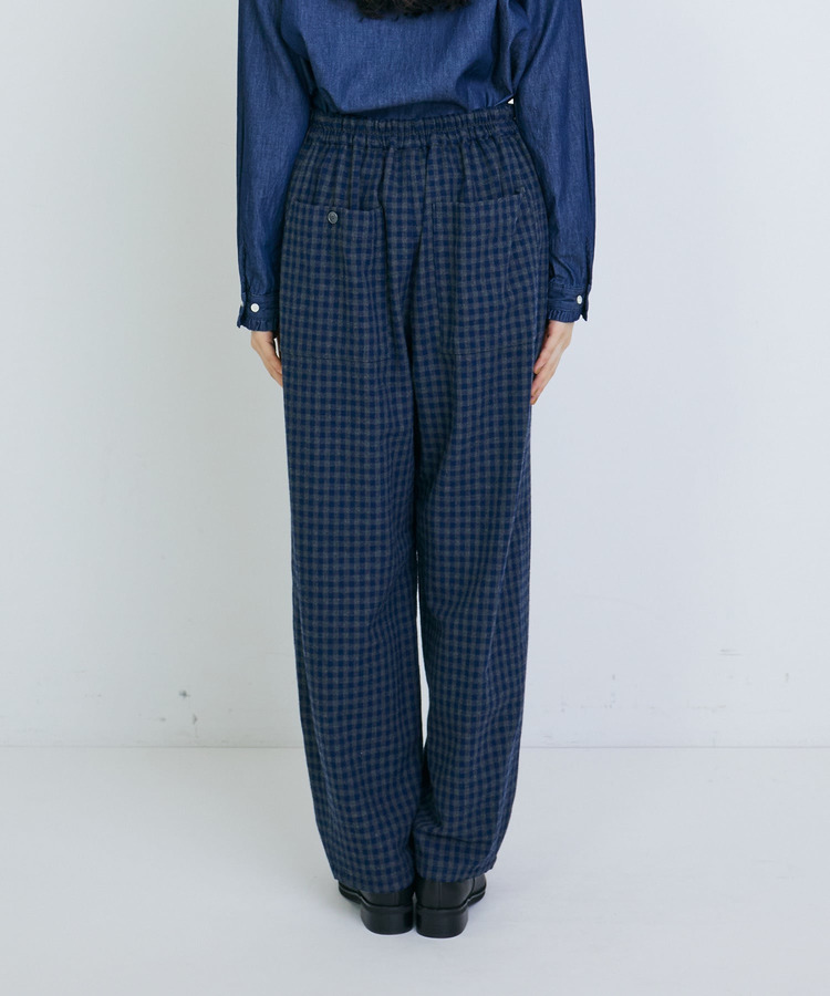 ギンガムイージーパンツ 詳細画像
