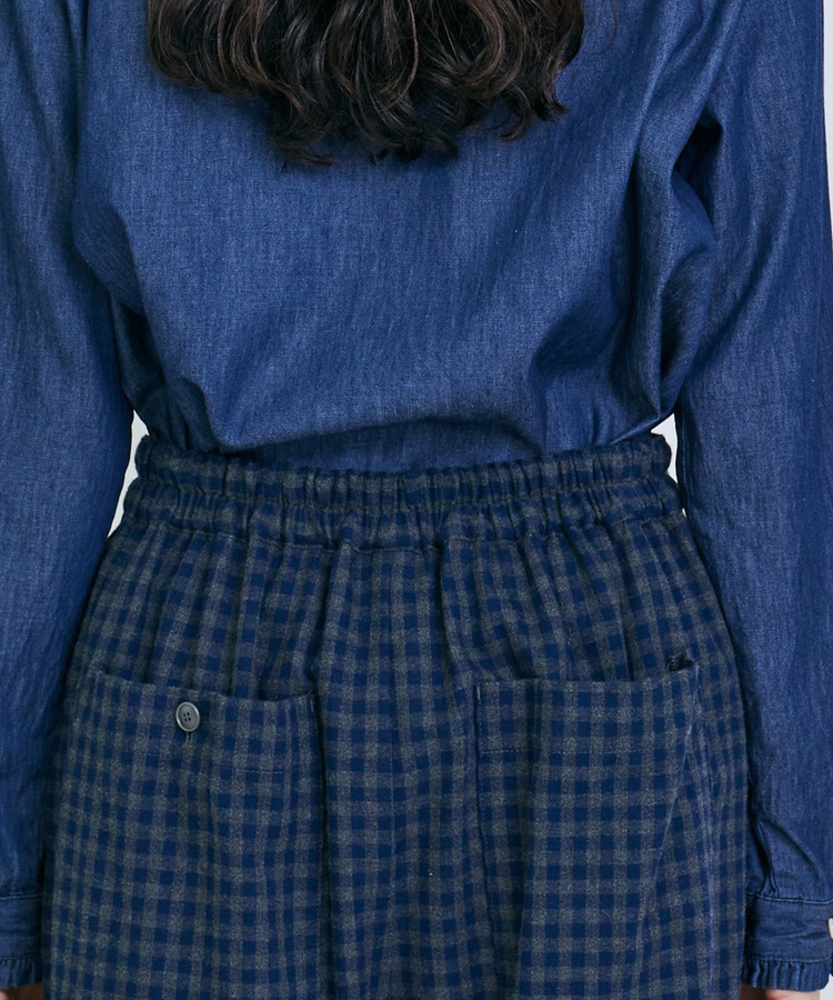 ギンガムイージーパンツ 詳細画像