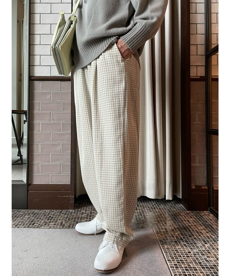 ギンガムイージーパンツ 詳細画像