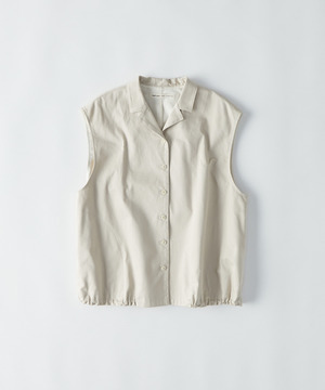 アンティークピケストレッチベスト