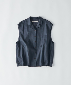 アンティークピケストレッチベスト