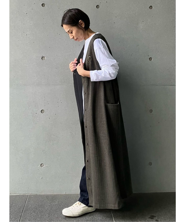 2WAYコットンポンチジャンパースカート 詳細画像