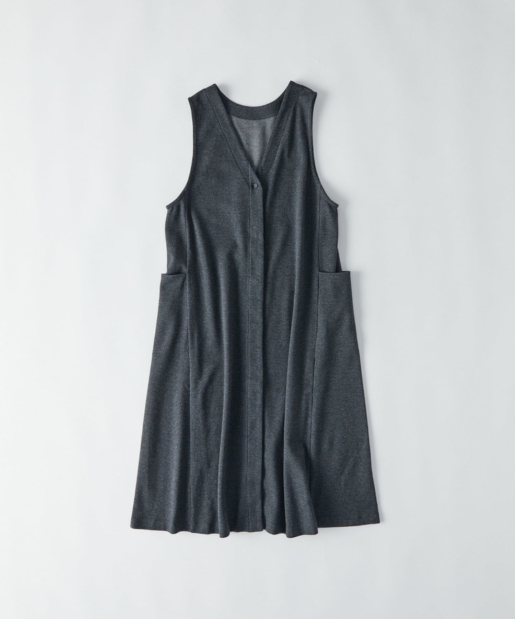 2WAYコットンポンチジャンパースカート 詳細画像 グレー