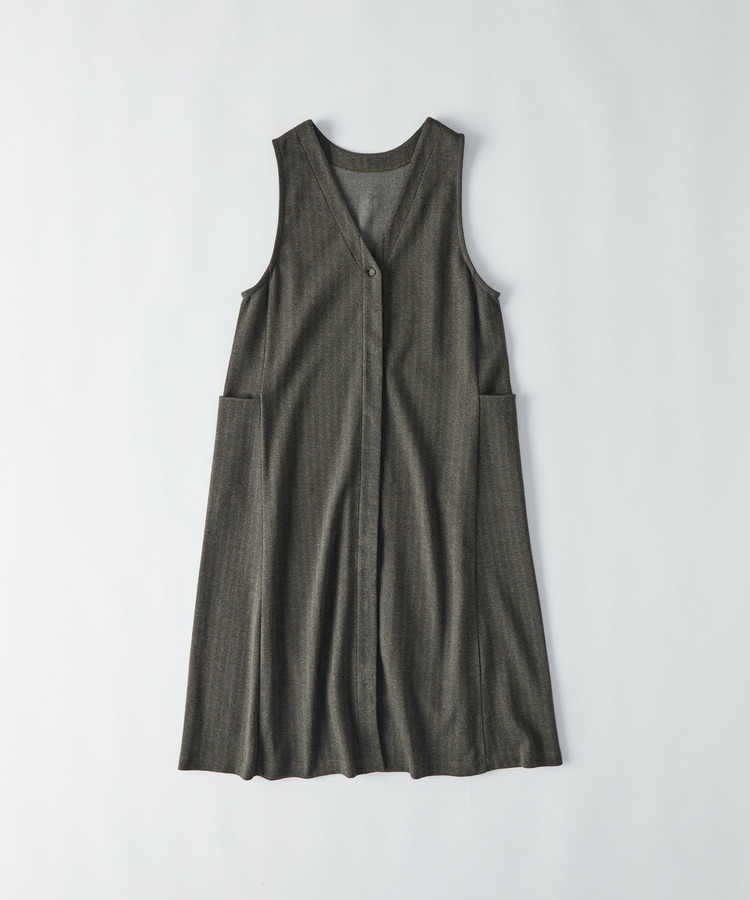 2WAYコットンポンチジャンパースカート 詳細画像 カーキ