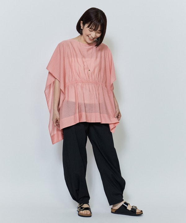 シアーVISリネンブラウス 詳細画像