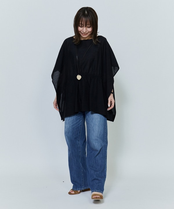 シアーVISリネンブラウス 詳細画像