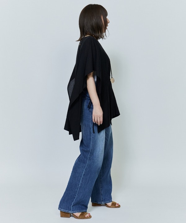 シアーVISリネンブラウス 詳細画像