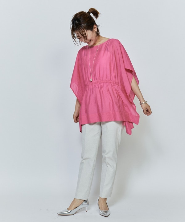 シアーVISリネンブラウス 詳細画像