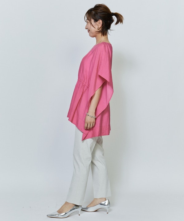 シアーVISリネンブラウス 詳細画像