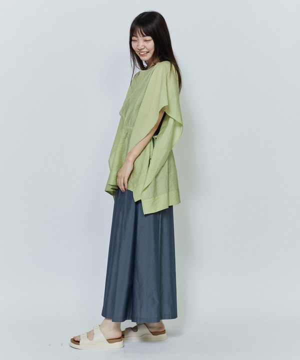 シアーVISリネンブラウス 詳細画像