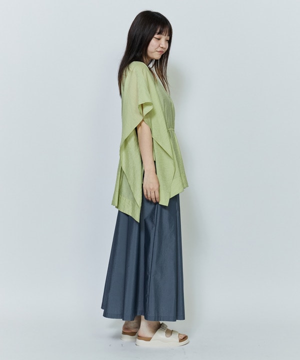 シアーVISリネンブラウス 詳細画像