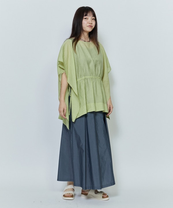 シアーVISリネンブラウス 詳細画像